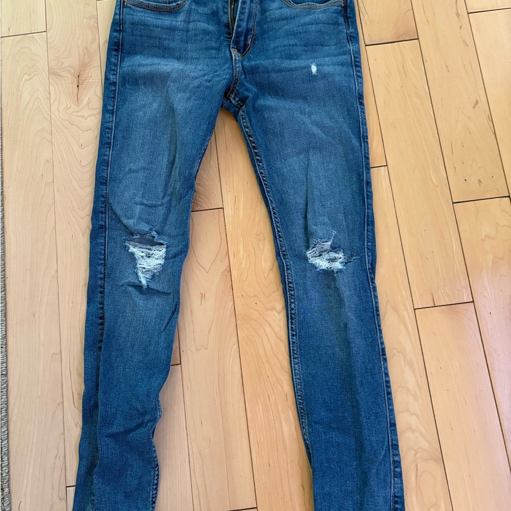 Hollister Women's Skinny Jeans - Blue